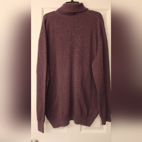 AGAVE West Coast Luxury Harrison Pullover Shawl Collar in Plum color size XXL - Picture 2 of 8